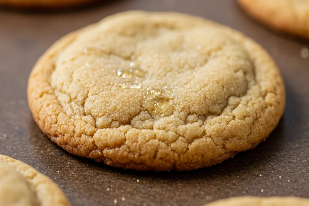Why do my cookies look greasy, close up of a greasy cookie.