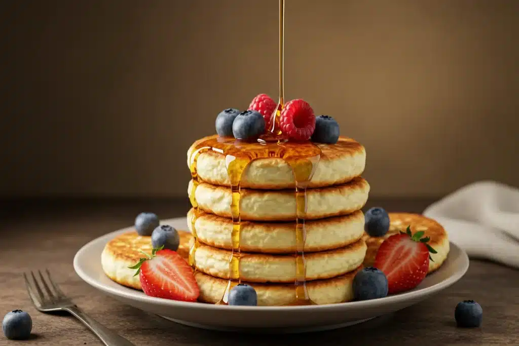 Is cottage cheese good for baking: Cottage cheese pancakes.