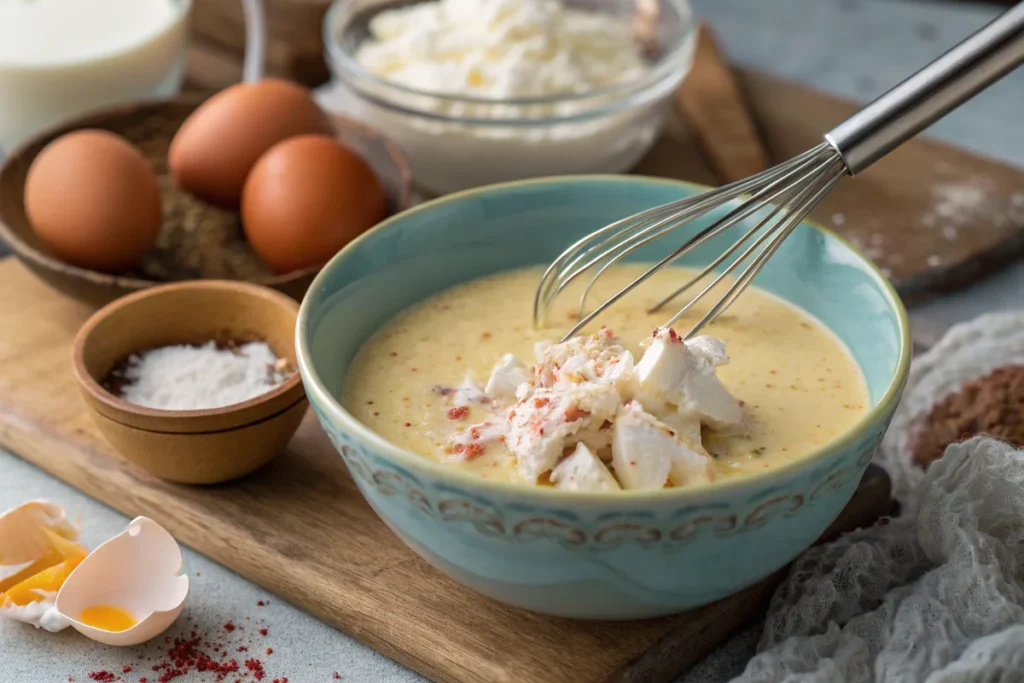 crab brulee recipe : Preparing the Custard Base for Crab Brulee