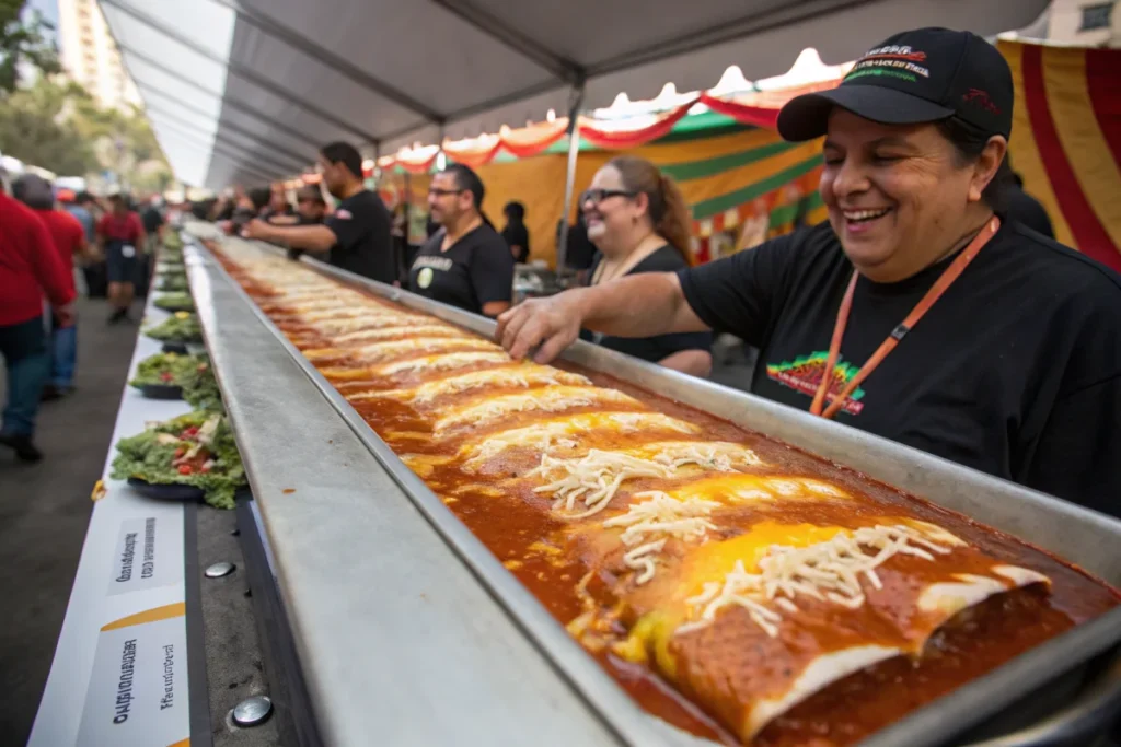 The Completed World's Largest Enchilada, a sight to behold