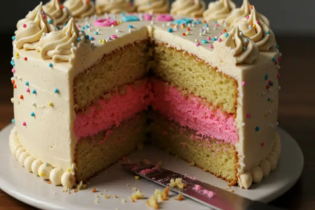 The Best Cake for a Gender Reveal: A Pink Surprise!