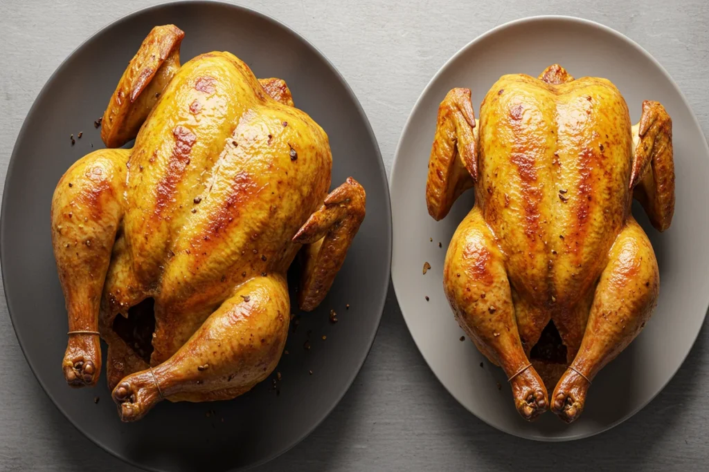 Comparison of cooked rotisserie chicken vs chicken breast