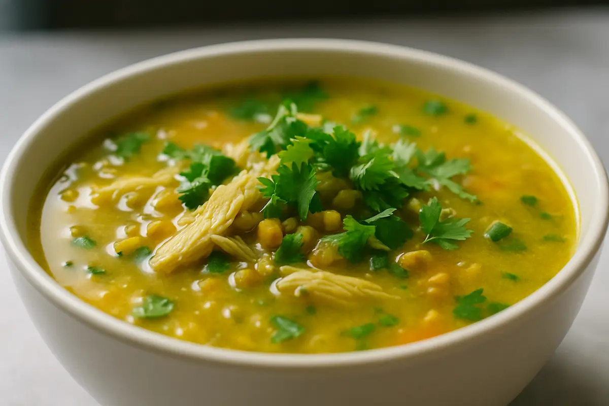 Chicken turmeric lentil anti-inflammatory detox soup